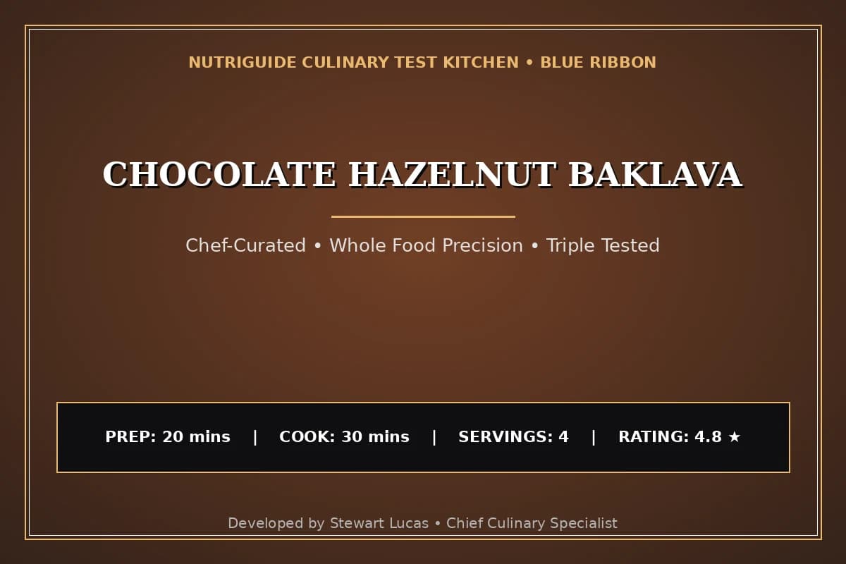 Chocolate Hazelnut Baklava