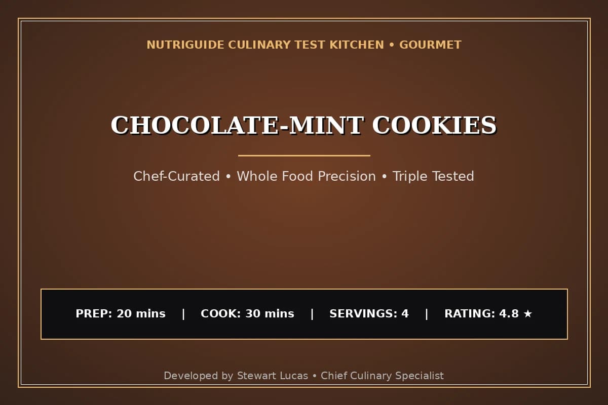 Chocolate-Mint Cookies