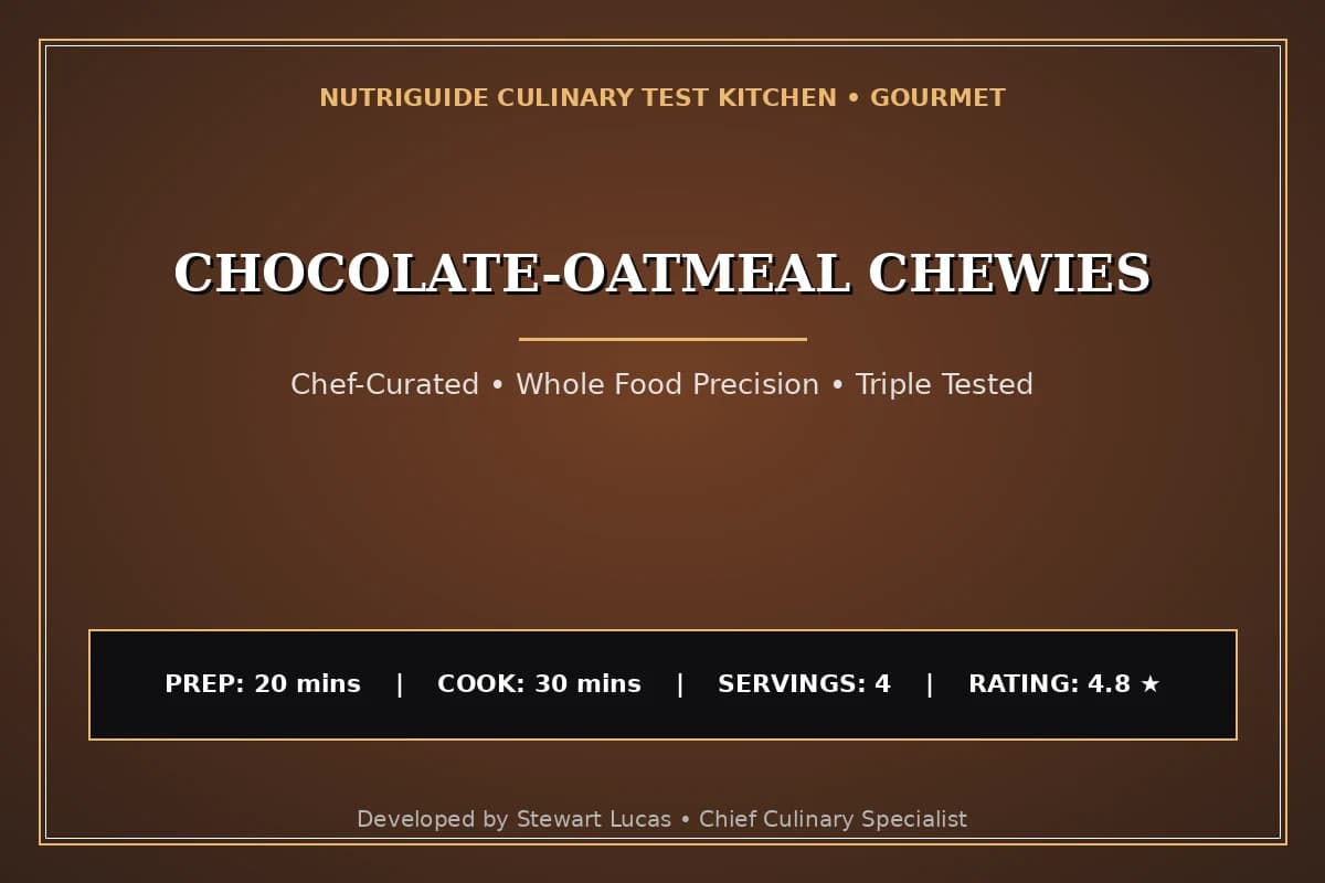 Chocolate-Oatmeal Chewies