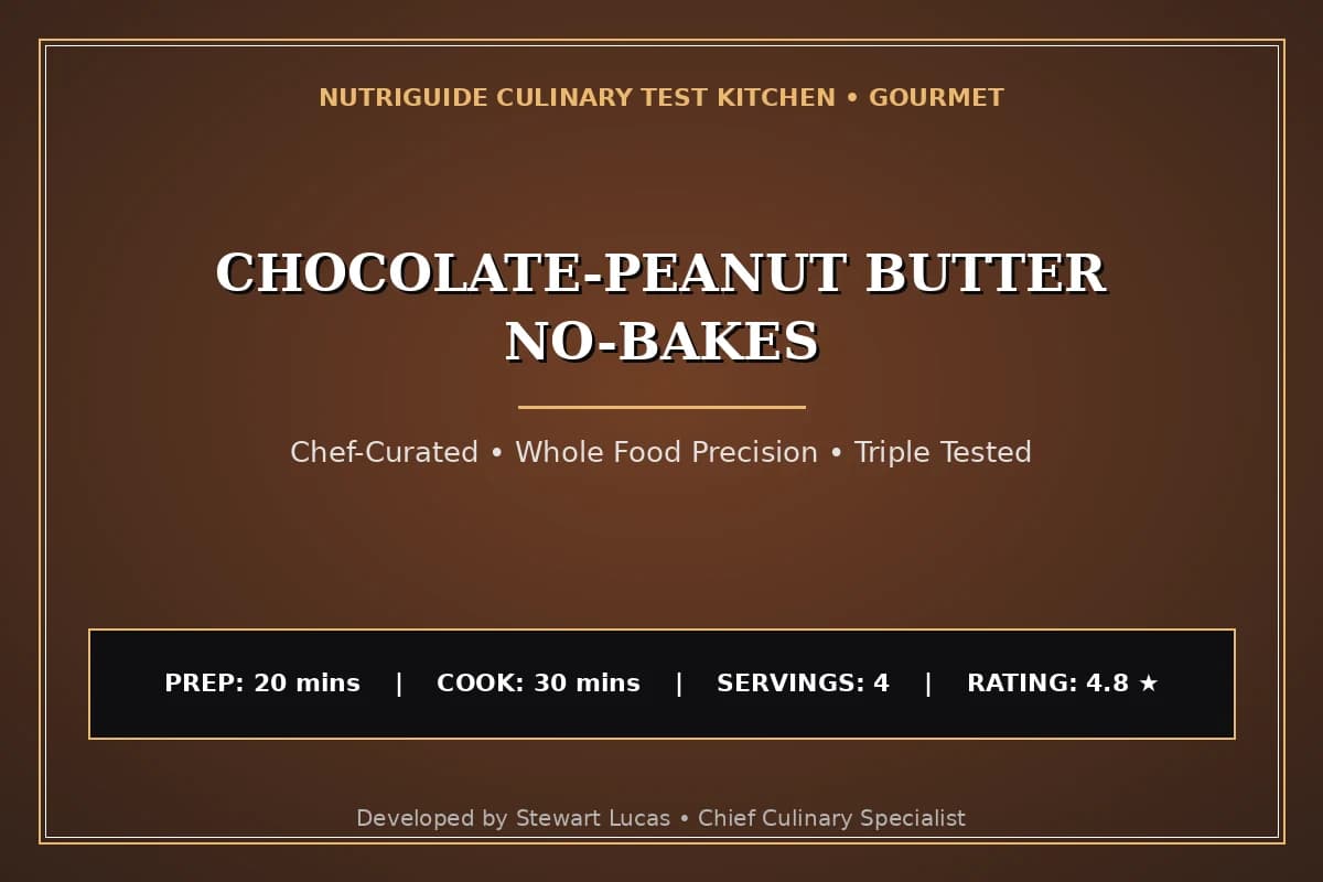 Chocolate-Peanut Butter No-Bakes