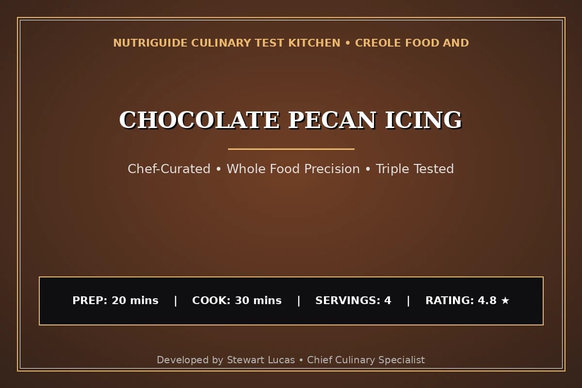 Chocolate Pecan Icing