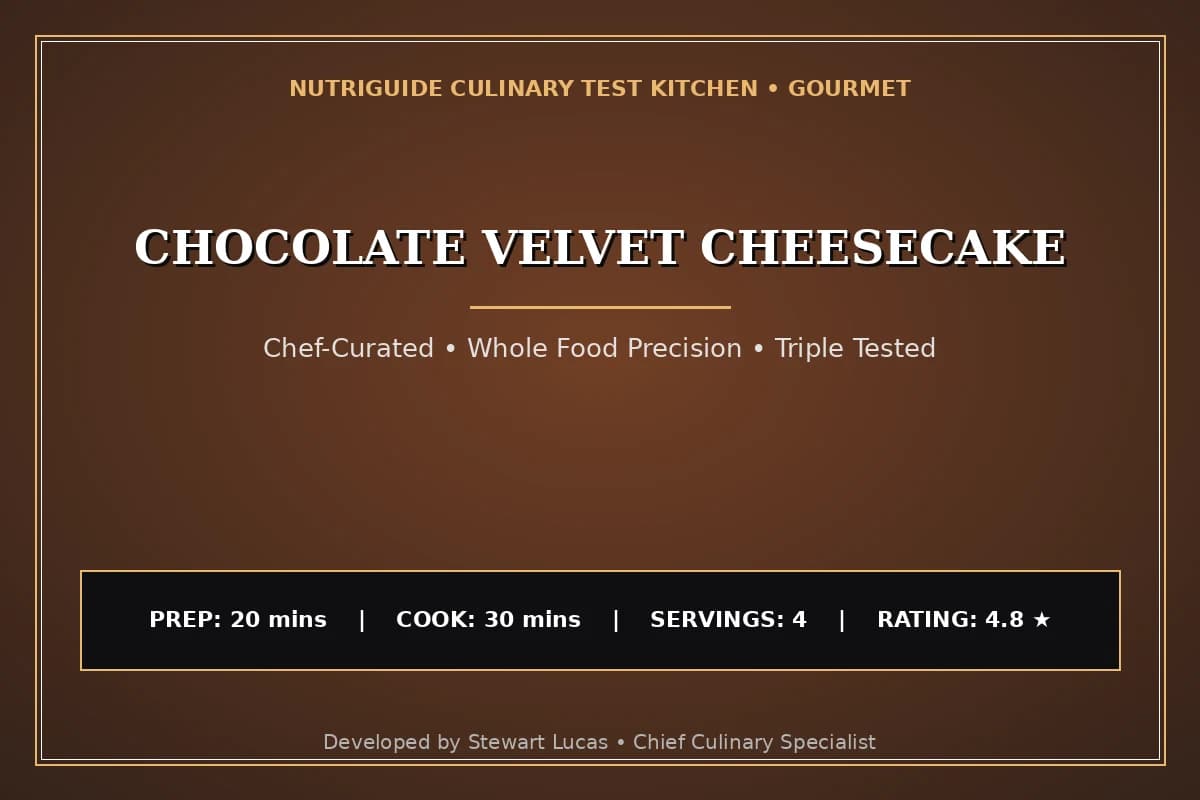 Chocolate Velvet Cheesecake