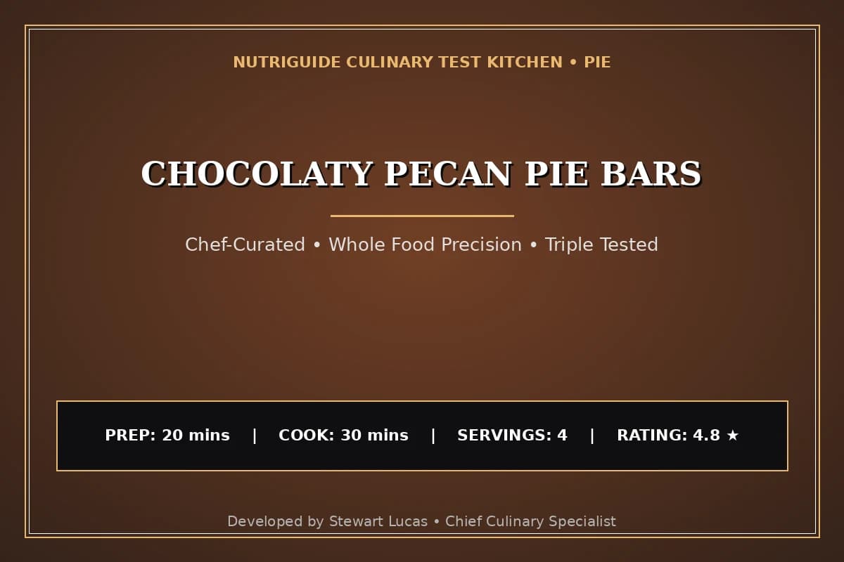 Chocolaty Pecan Pie Bars