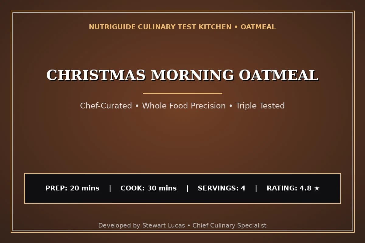 Christmas Morning Oatmeal
