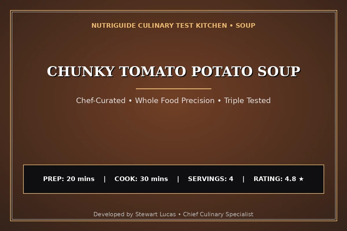 Chunky Tomato Potato Soup