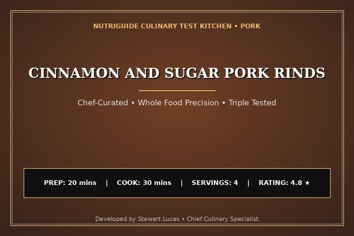 Cinnamon And Sugar Pork Rinds