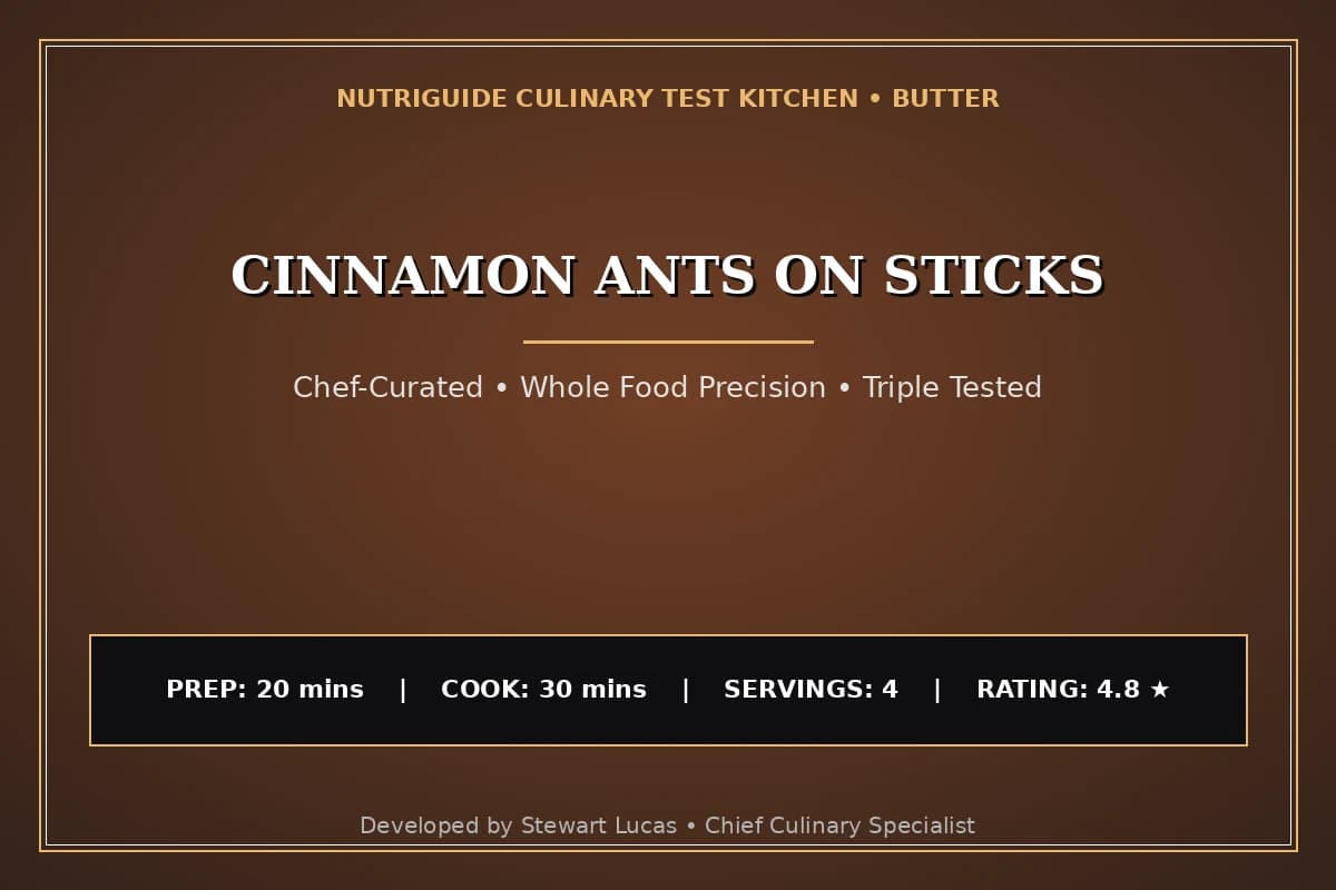 Cinnamon Ants On Sticks