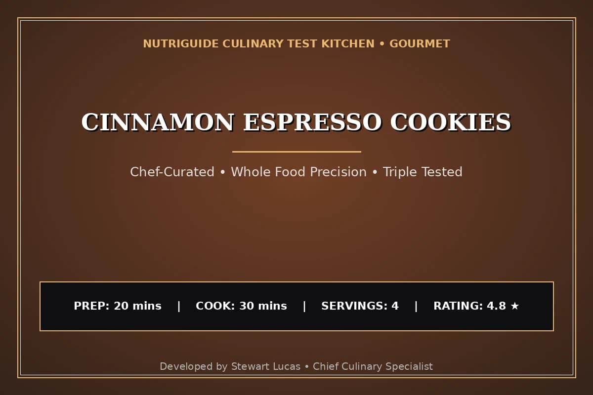Cinnamon Espresso Cookies