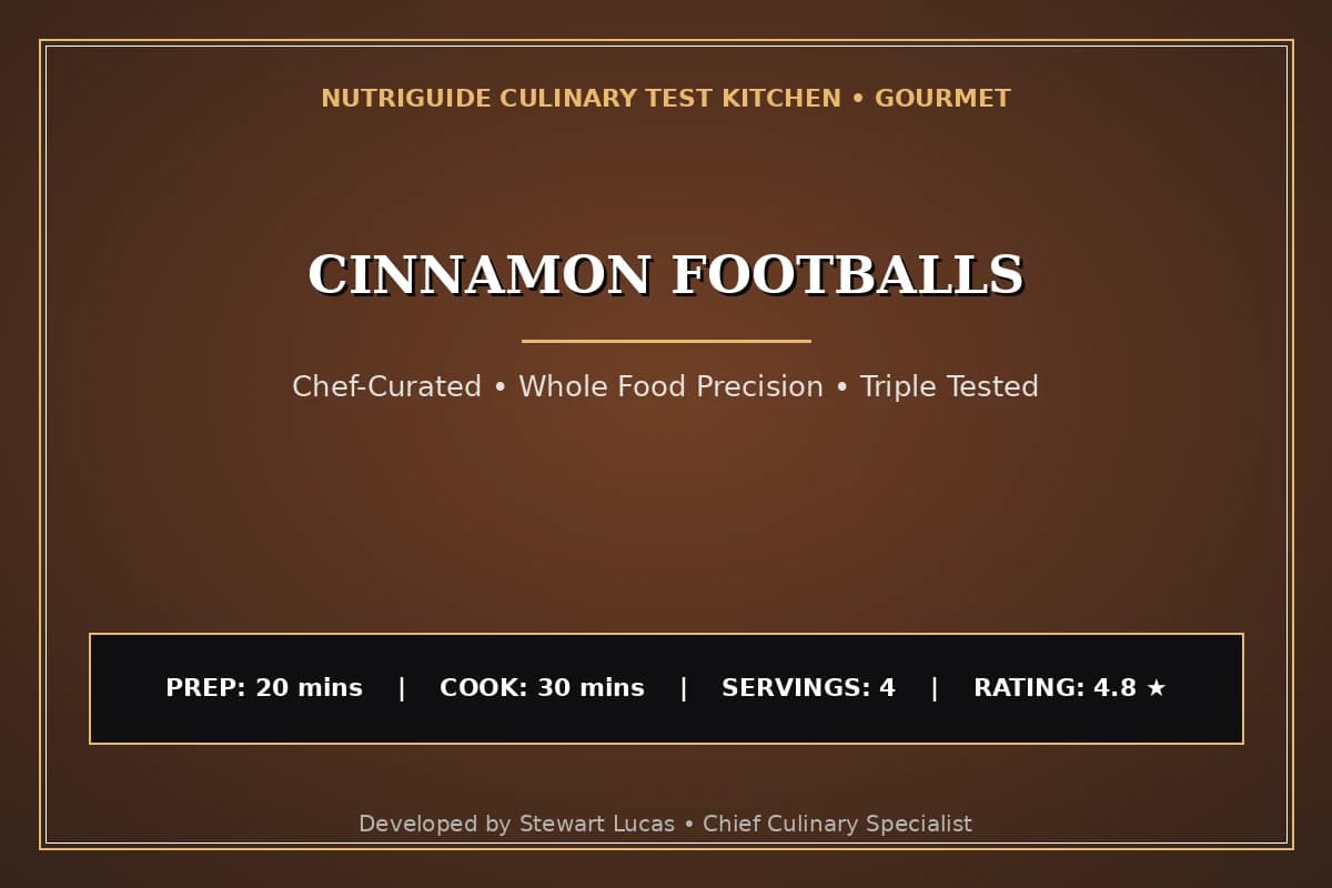 Cinnamon Footballs