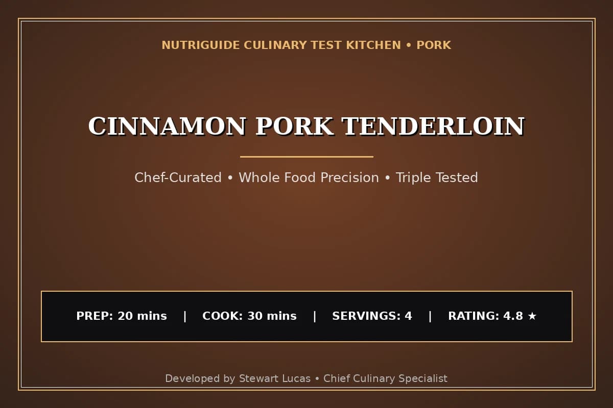 Cinnamon Pork Tenderloin