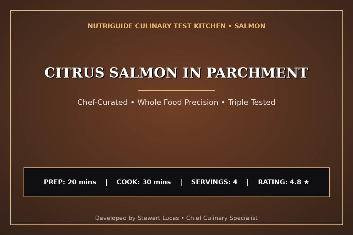 Citrus Salmon In Parchment