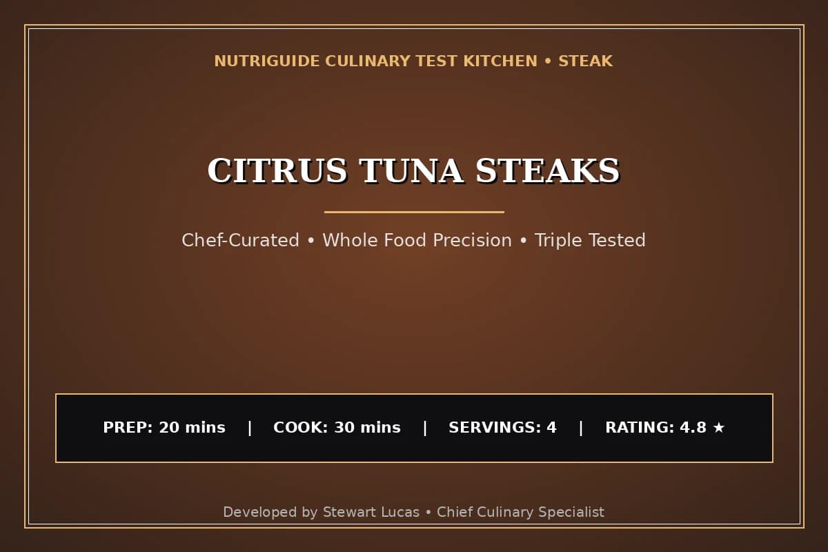 Citrus Tuna Steaks