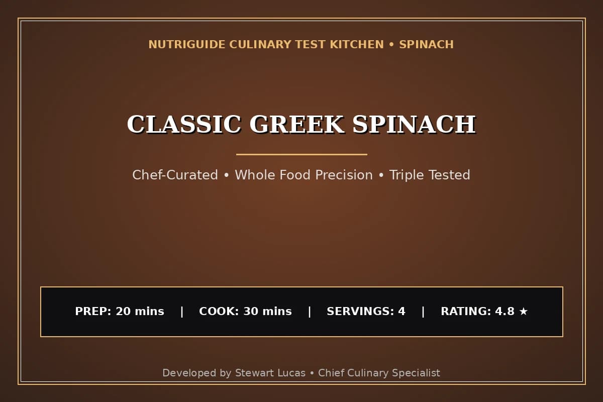 Classic Greek Spinach
