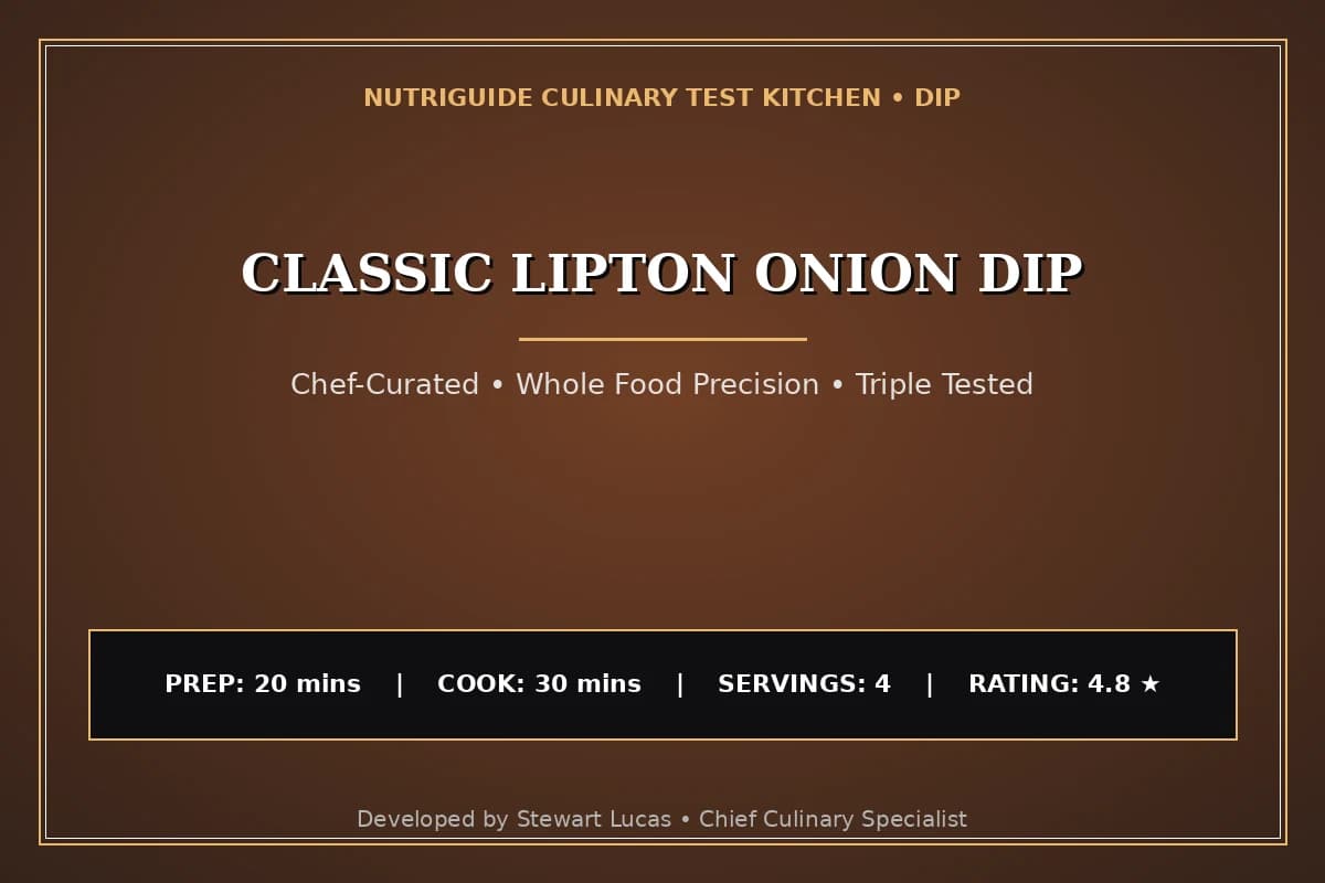 Classic Lipton Onion Dip