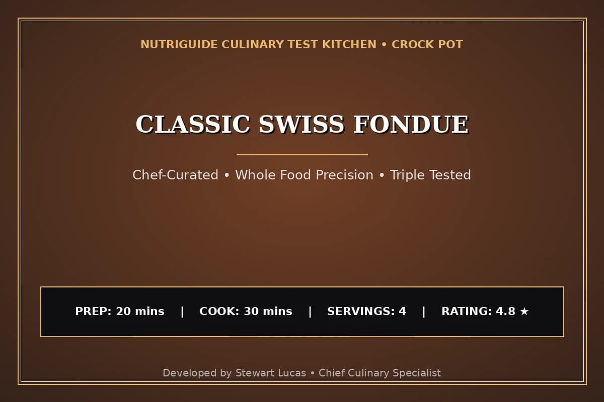 Classic Swiss Fondue