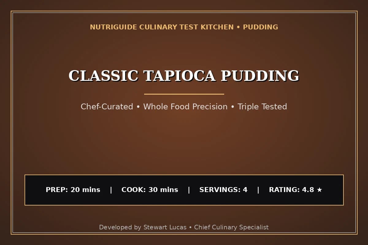 Classic Tapioca Pudding
