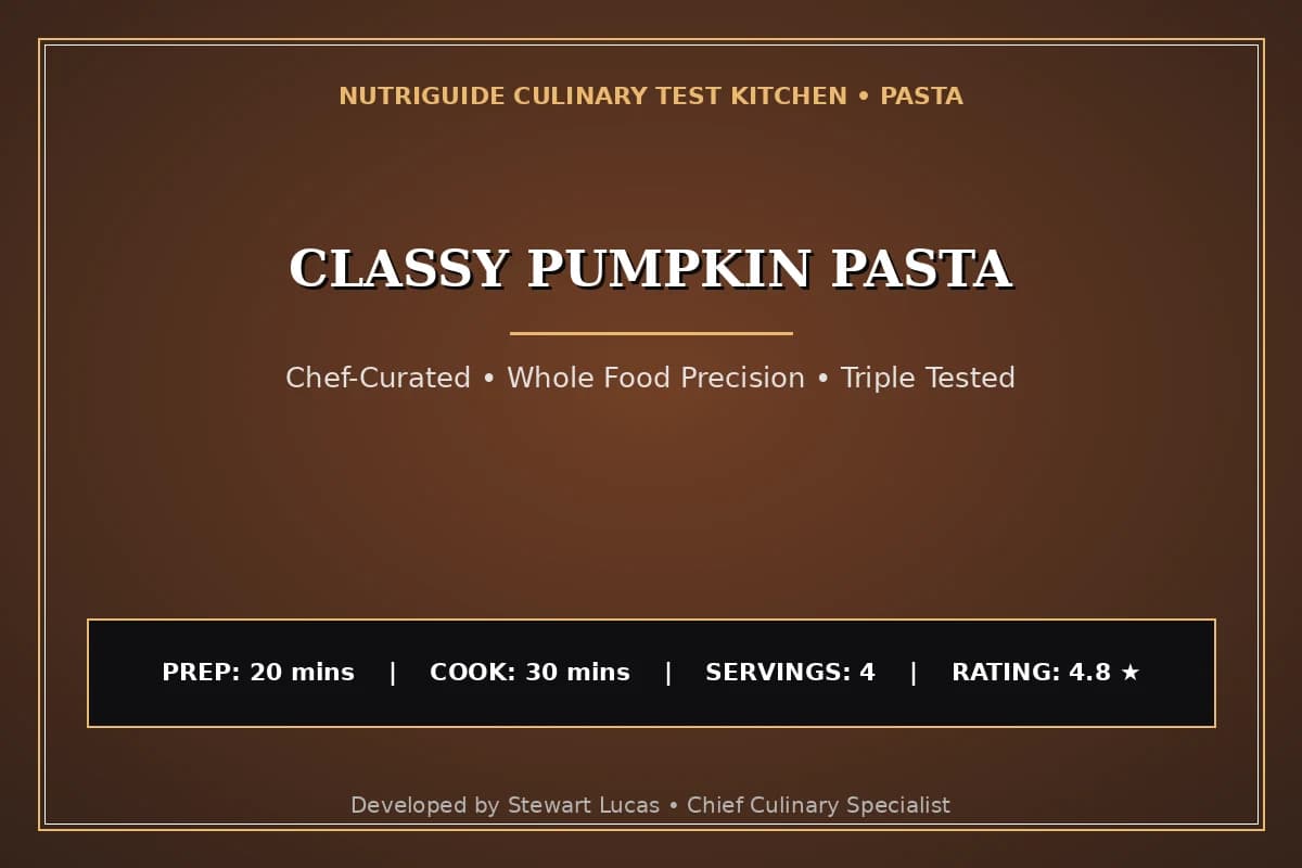 Classy Pumpkin Pasta