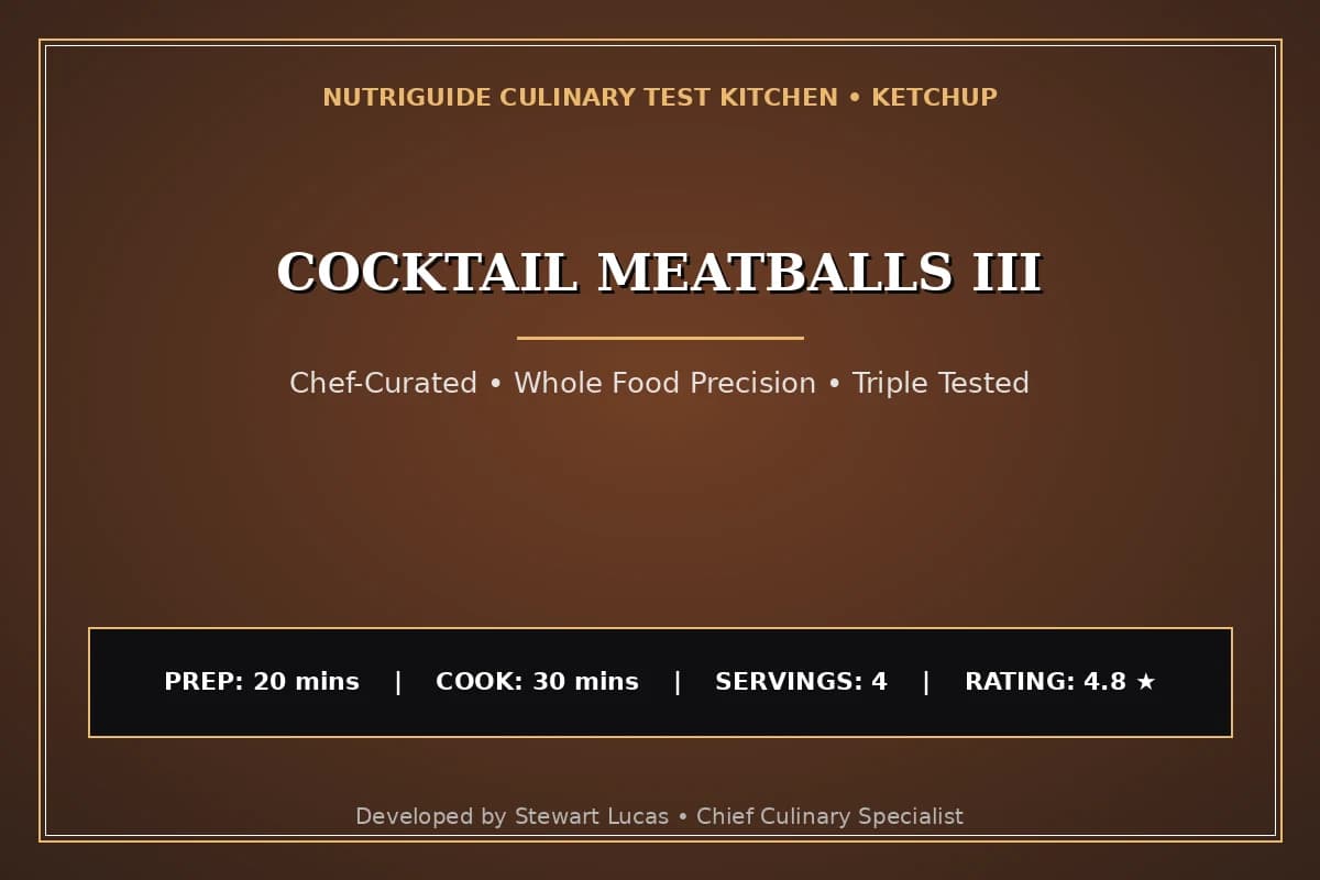 Cocktail Meatballs Iii