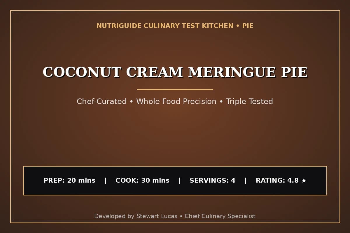 Coconut Cream Meringue Pie