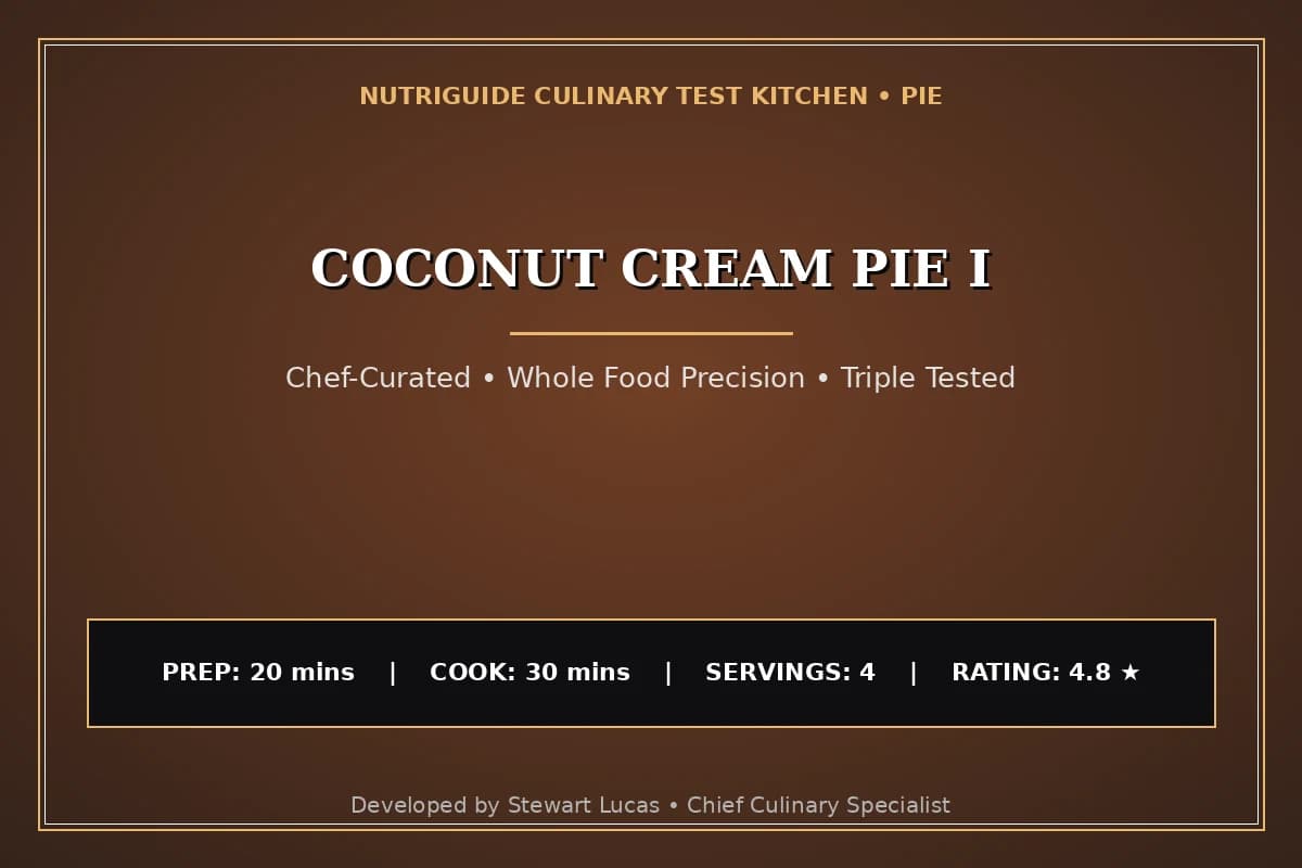 Coconut Cream Pie I