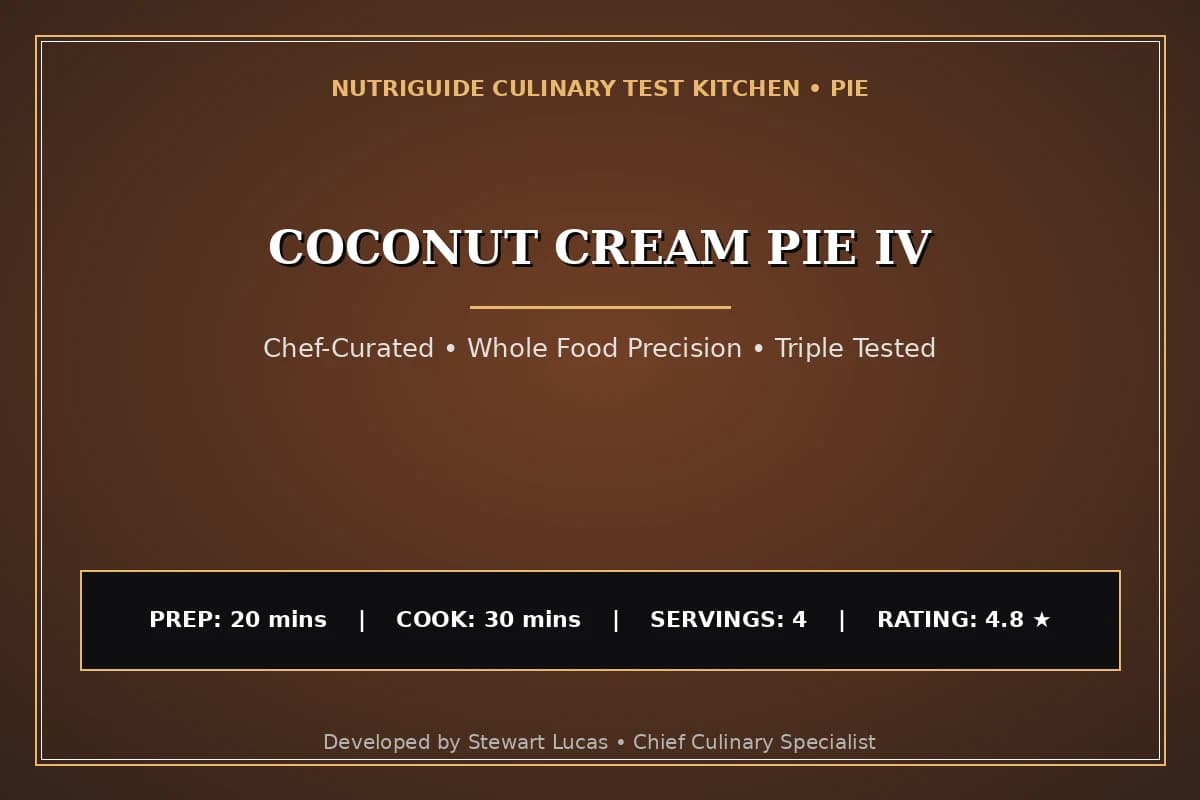 Coconut Cream Pie Iv