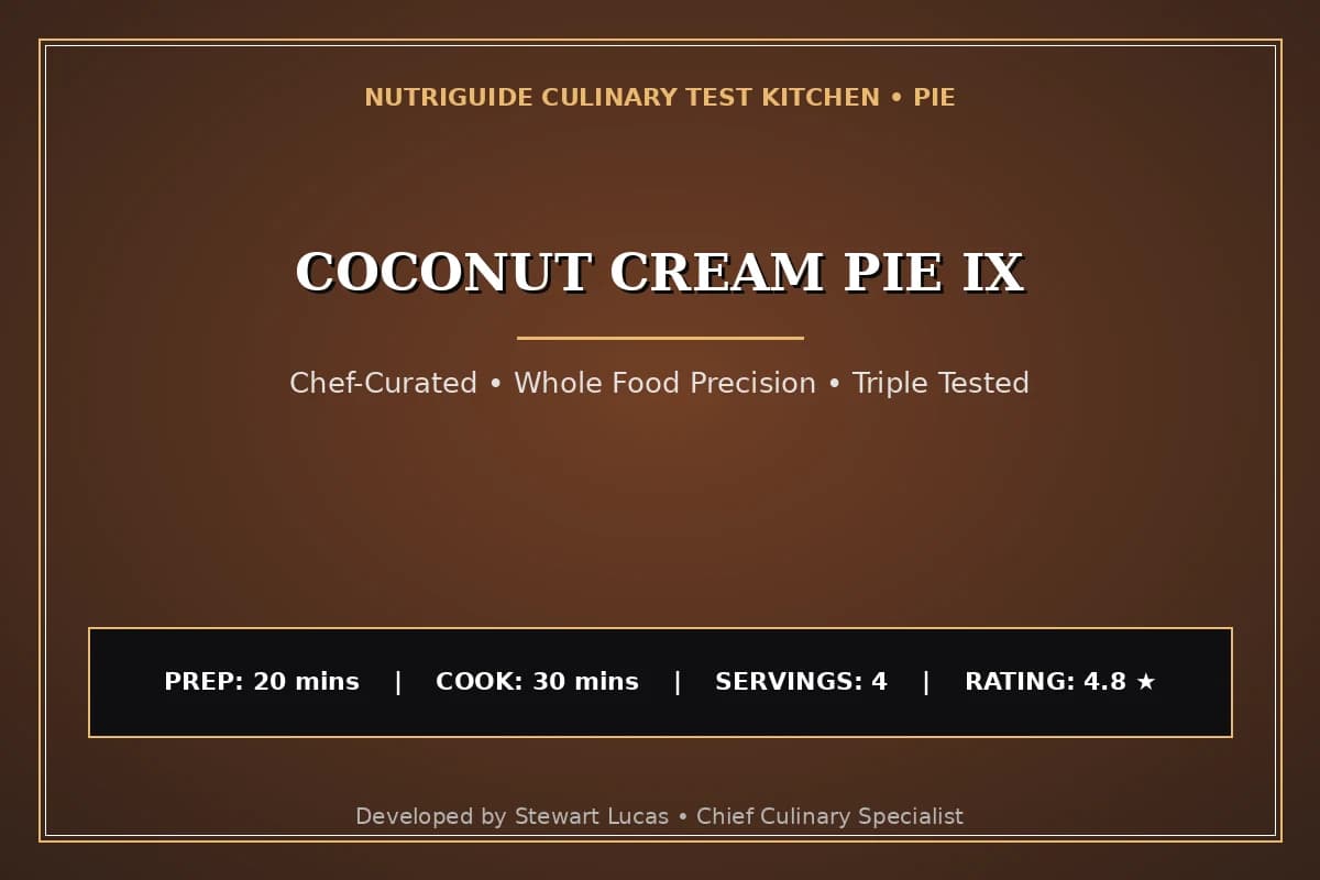Coconut Cream Pie Ix