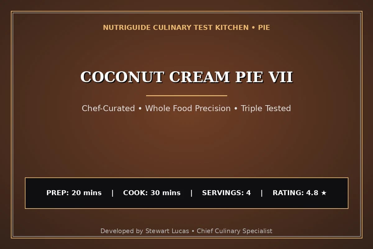 Coconut Cream Pie Vii
