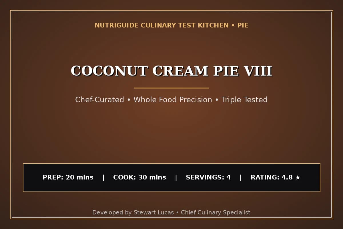 Coconut Cream Pie Viii