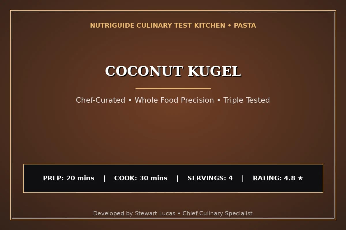 Coconut Kugel
