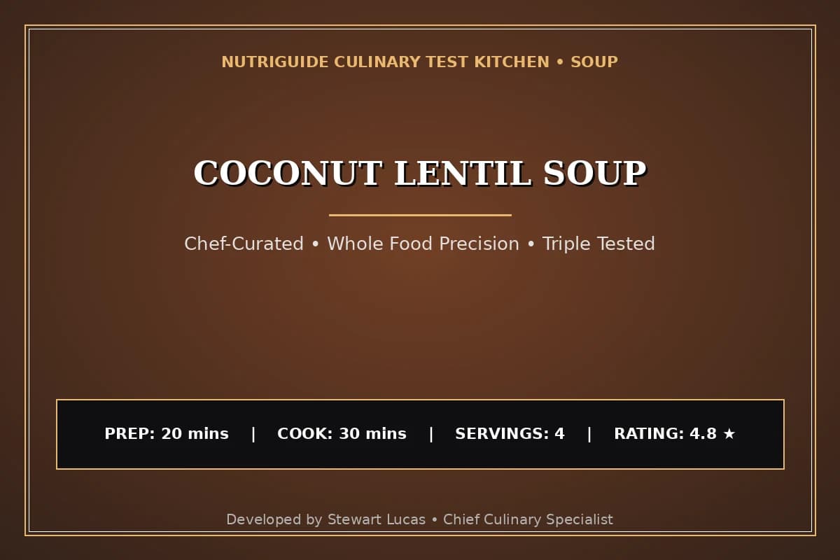 Coconut Lentil Soup