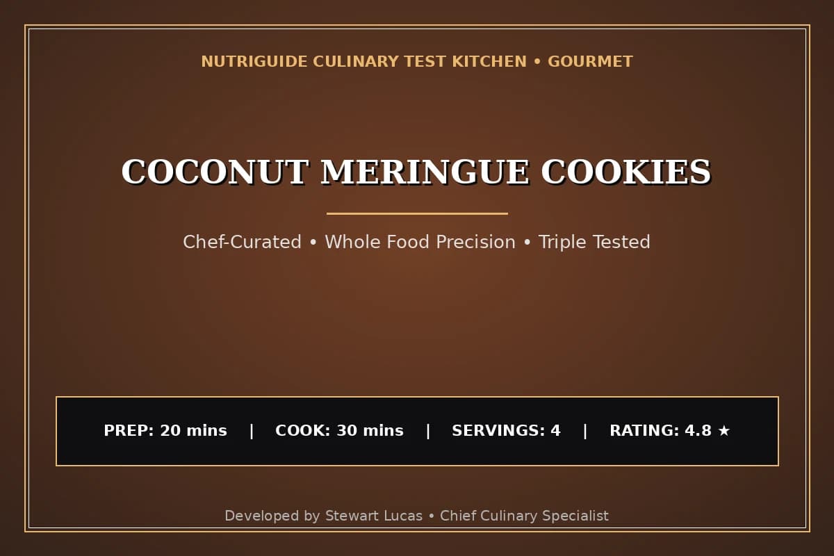Coconut Meringue Cookies