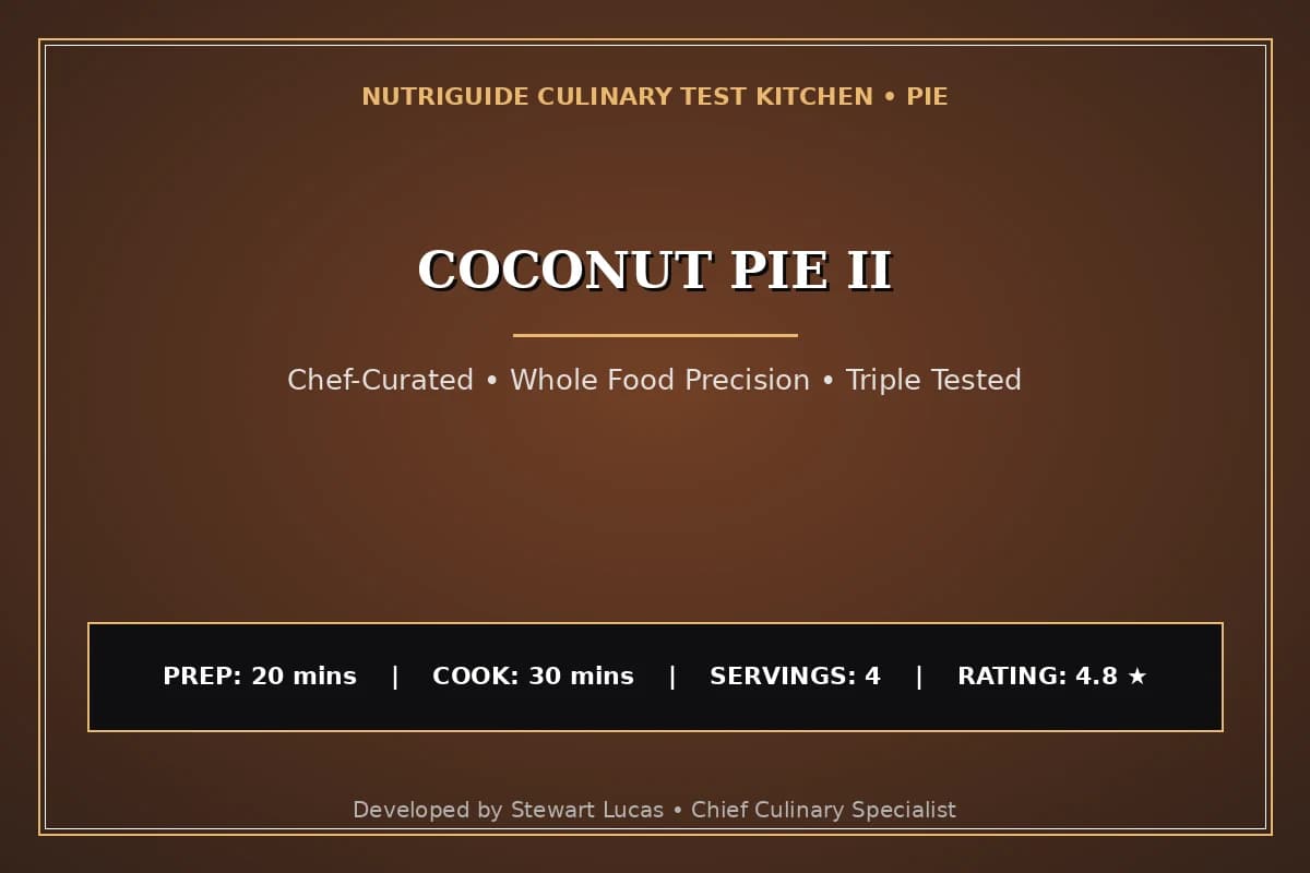 Coconut Pie Ii