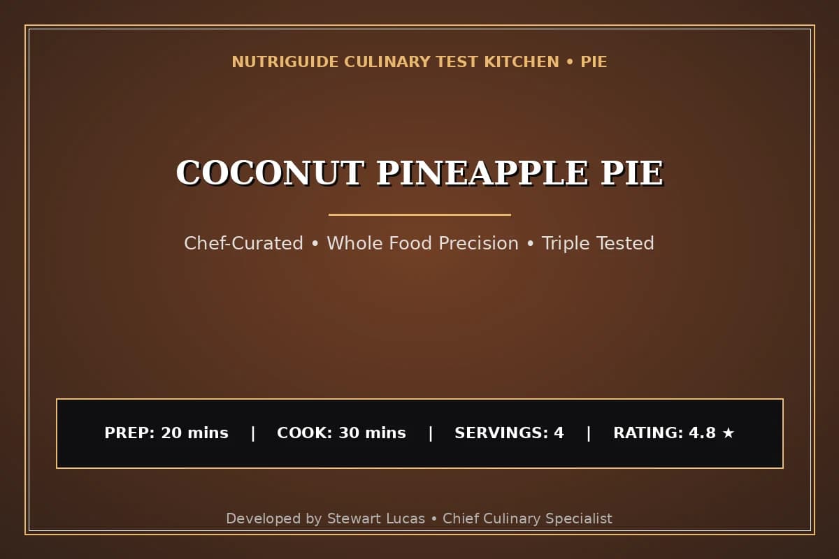Coconut Pineapple Pie