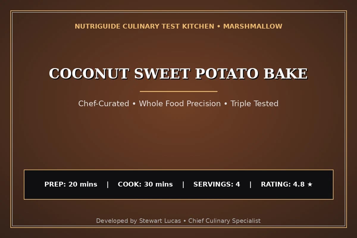 Coconut Sweet Potato Bake