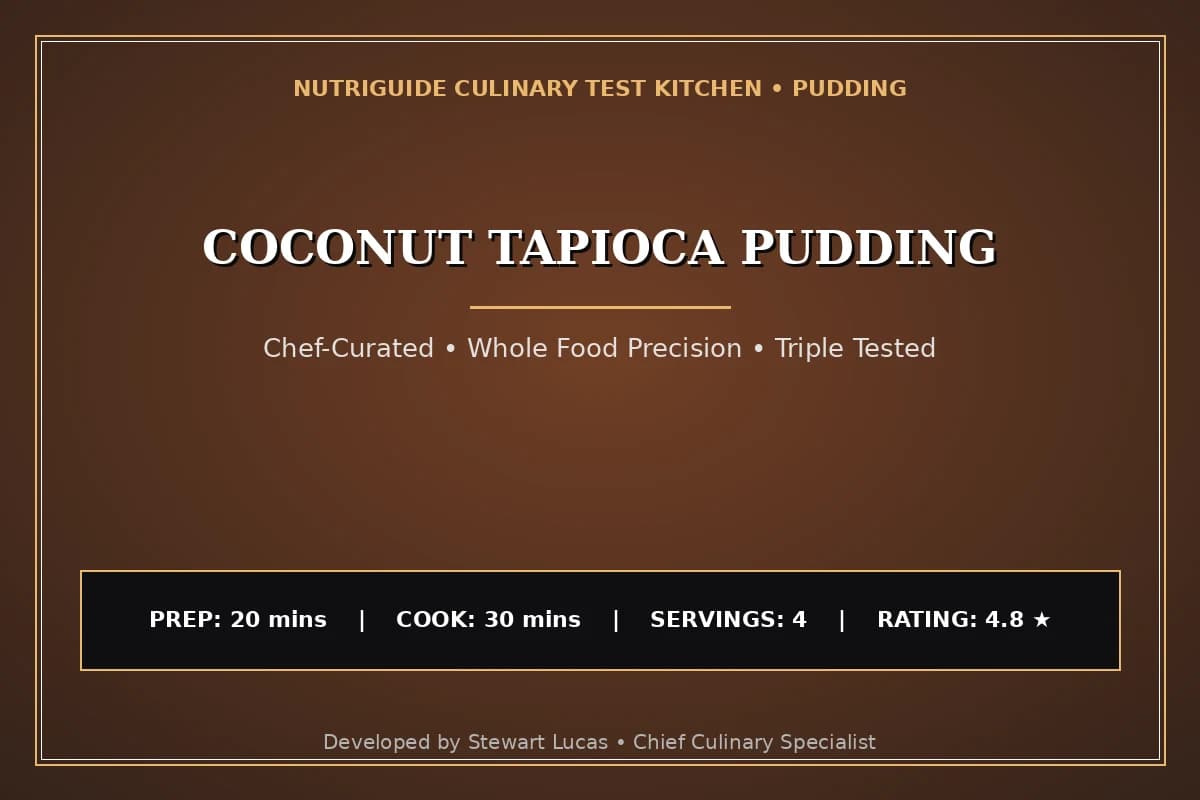 Coconut Tapioca Pudding
