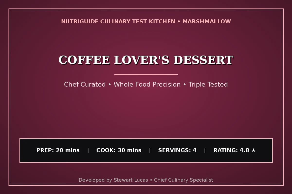 Coffee Lover'S Dessert