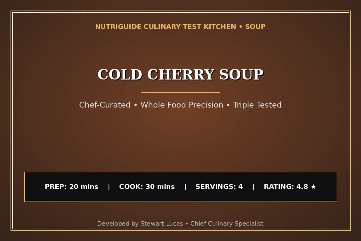 Cold Cherry Soup
