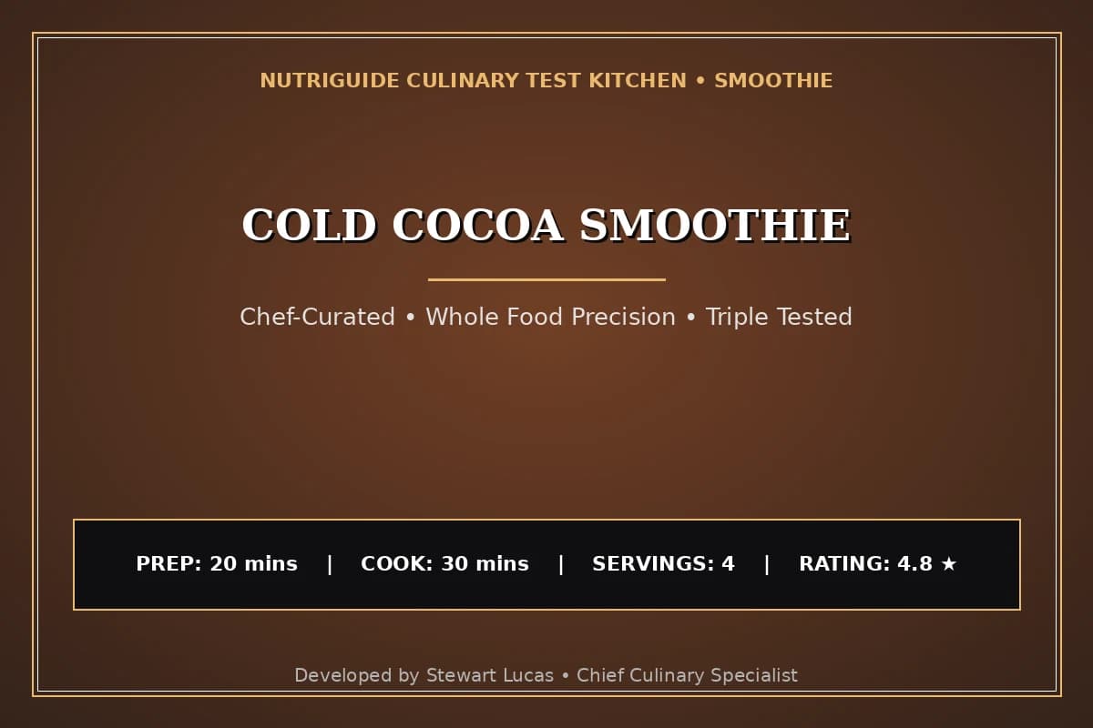 Cold Cocoa Smoothie
