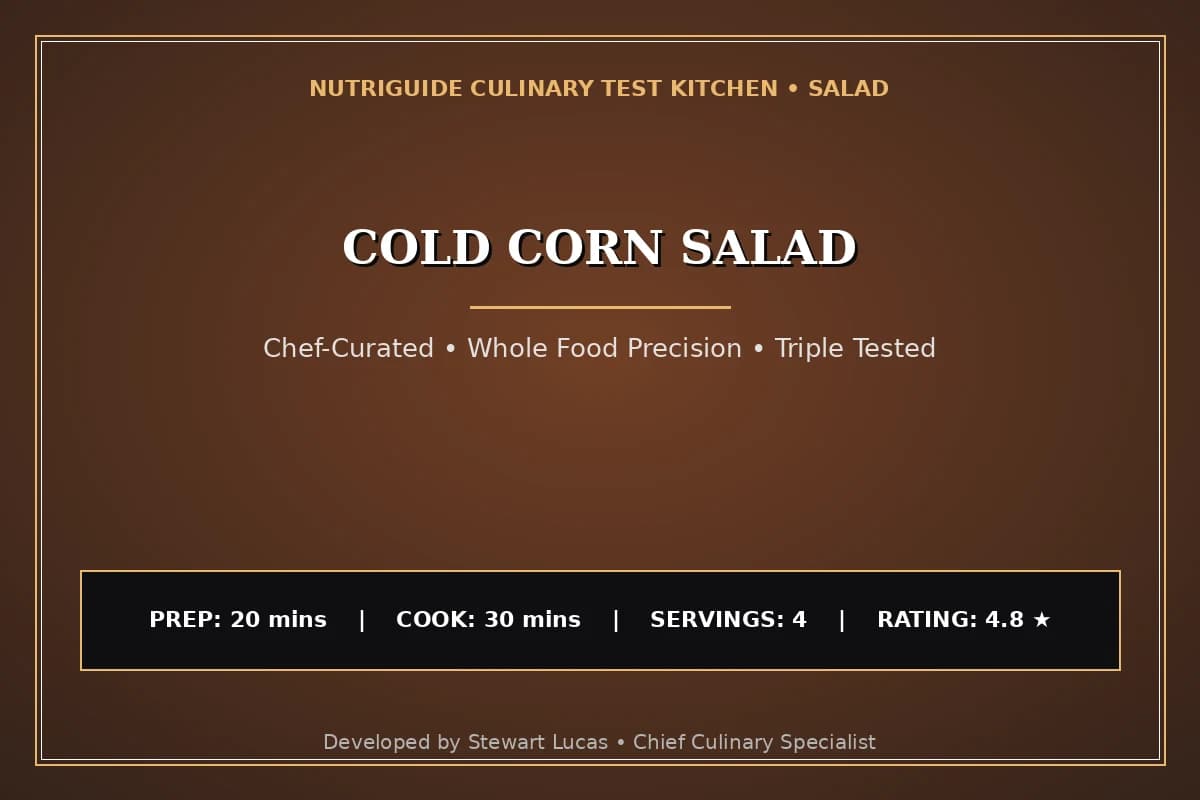 Cold Corn Salad