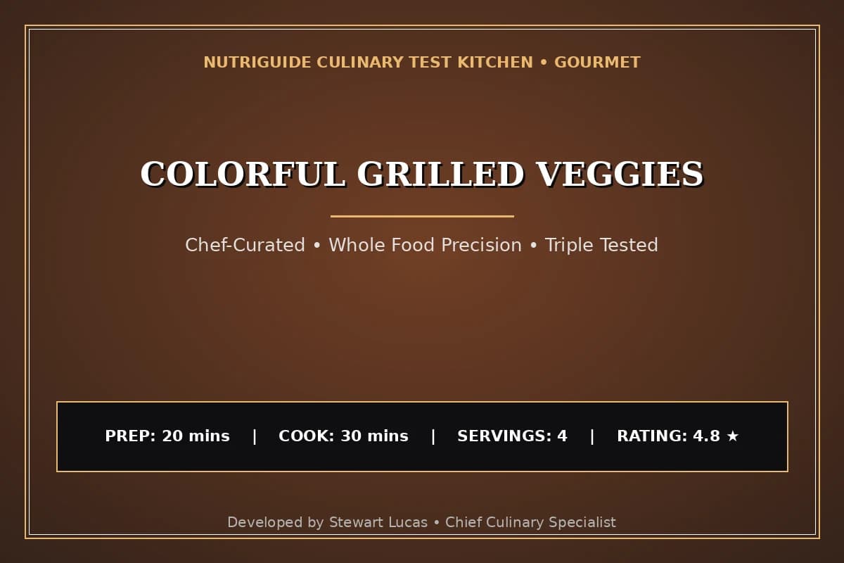 Colorful Grilled Veggies