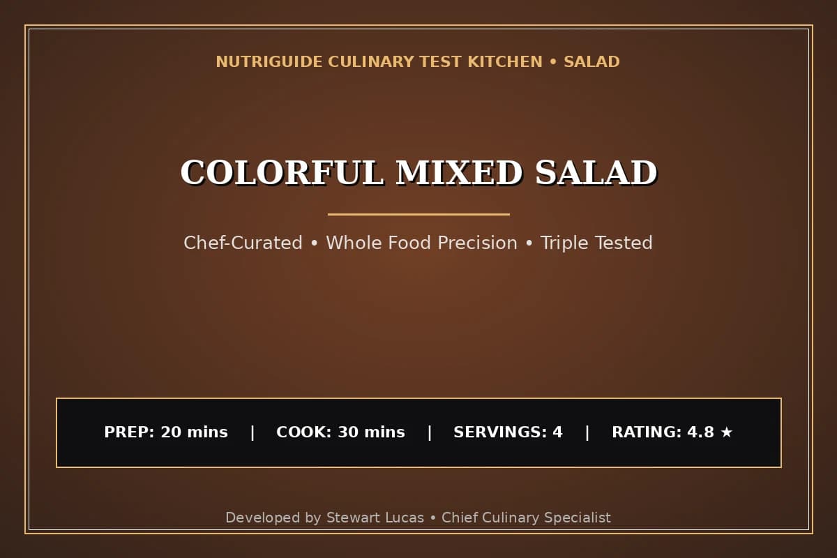 Colorful Mixed Salad