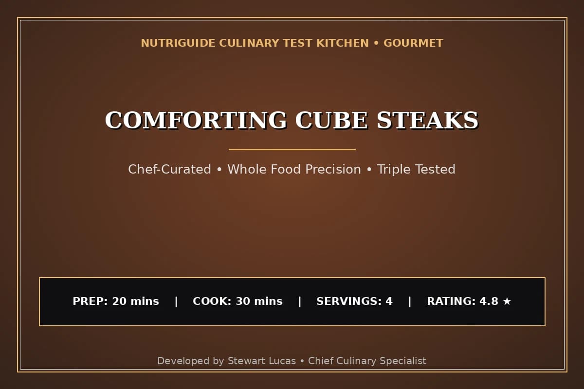 Comforting Cube Steaks