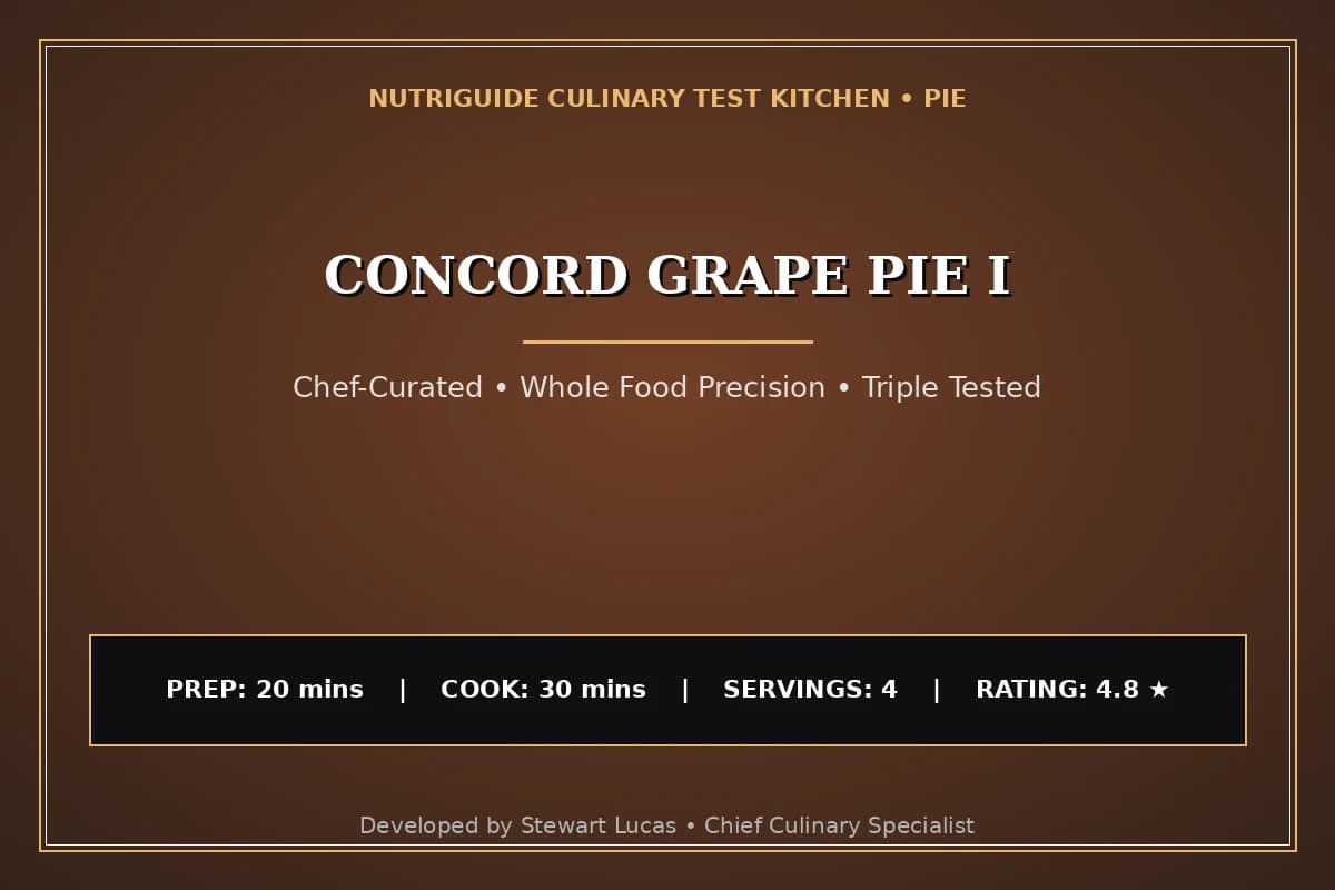 Concord Grape Pie I