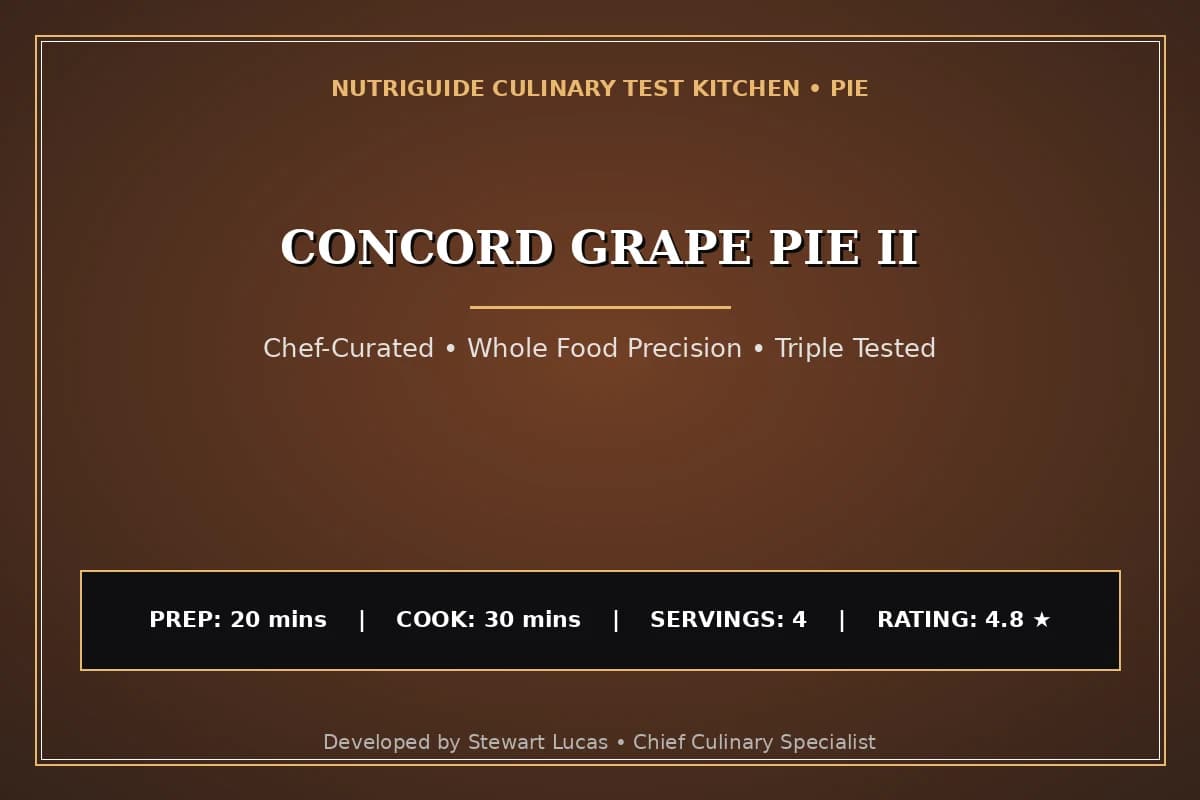 Concord Grape Pie Ii