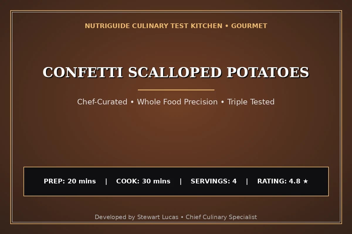 Confetti Scalloped Potatoes
