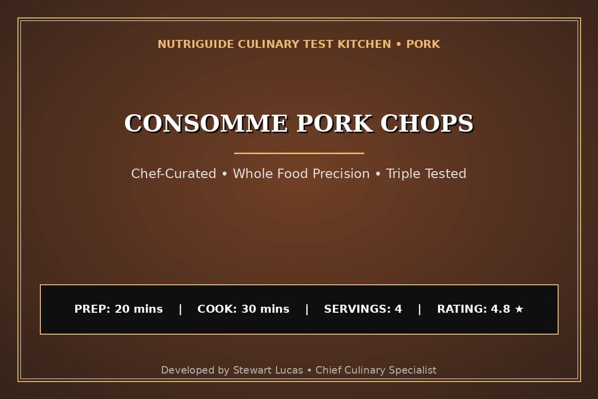 Consomme Pork Chops
