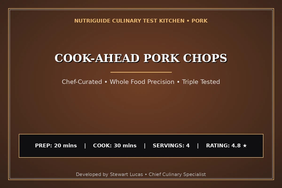 Cook-Ahead Pork Chops