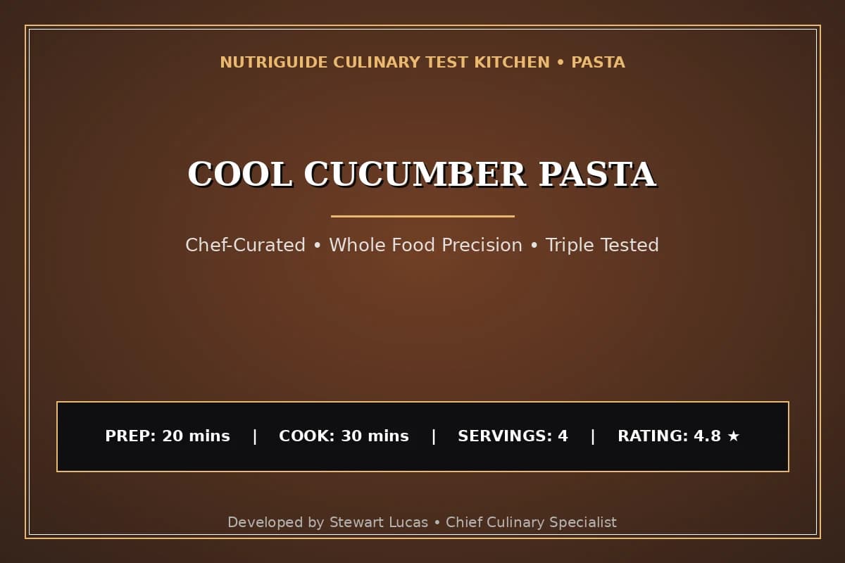 Cool Cucumber Pasta