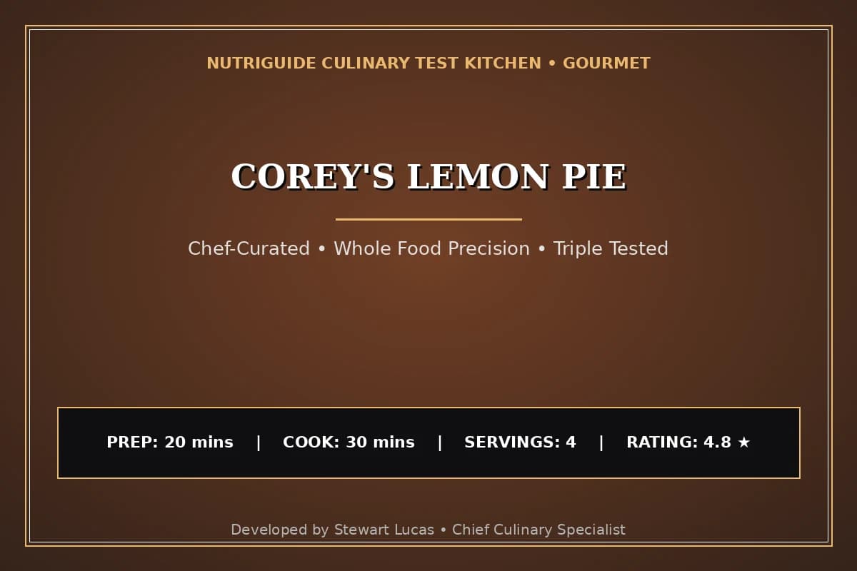 Corey'S Lemon Pie