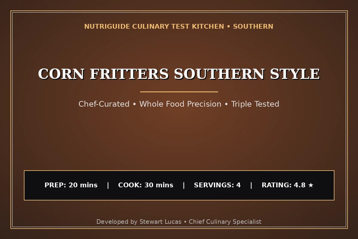 Corn Fritters Southern Style